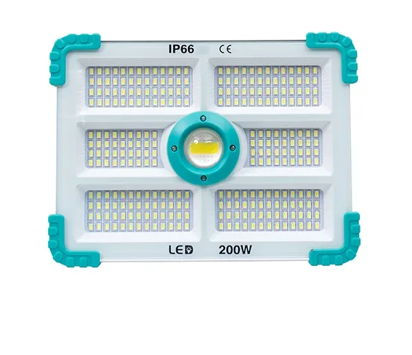 پروژکتور شارژی خورشیدی 200 وات مدل ZB-F280(1405)