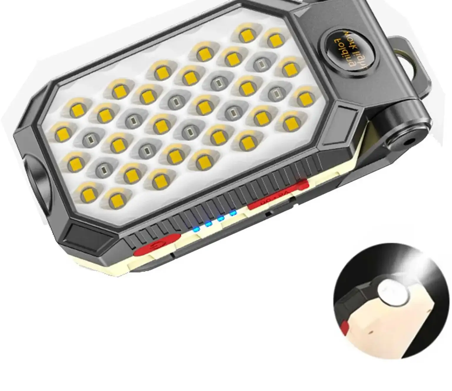 چراغ شارژی LED آهنربایی مدل W599A