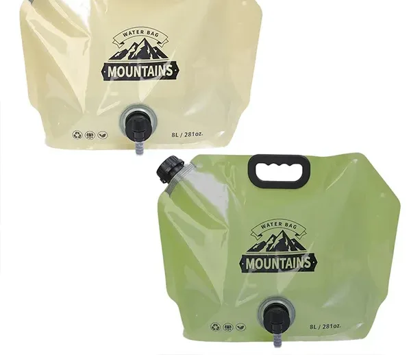 گالن آب ۸ لیتری تاشو مدل Water Bag-8L (با شیر خروجی)
