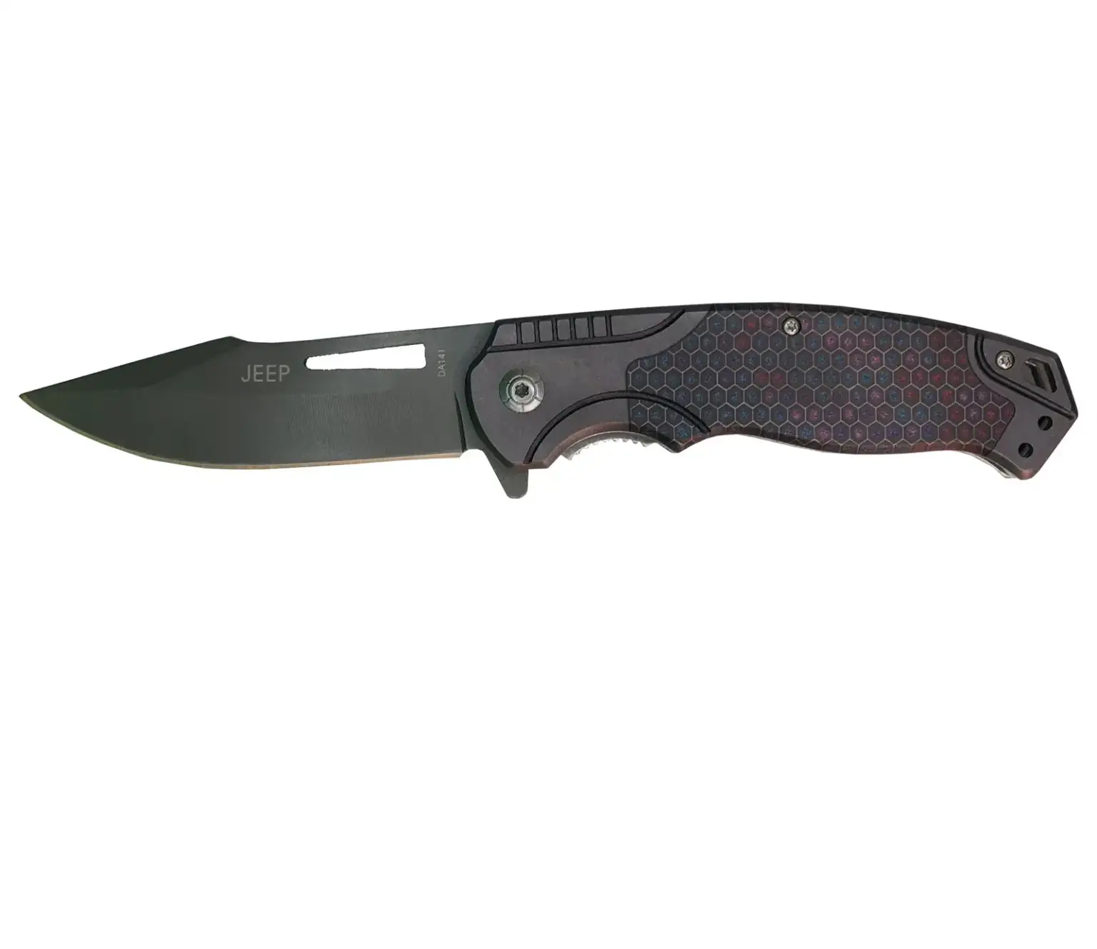 چاقو تاشو شکاری جیپ مدل JEEP DA141 Knife - مناسب برایکوهنوردی،آفرود،شکار