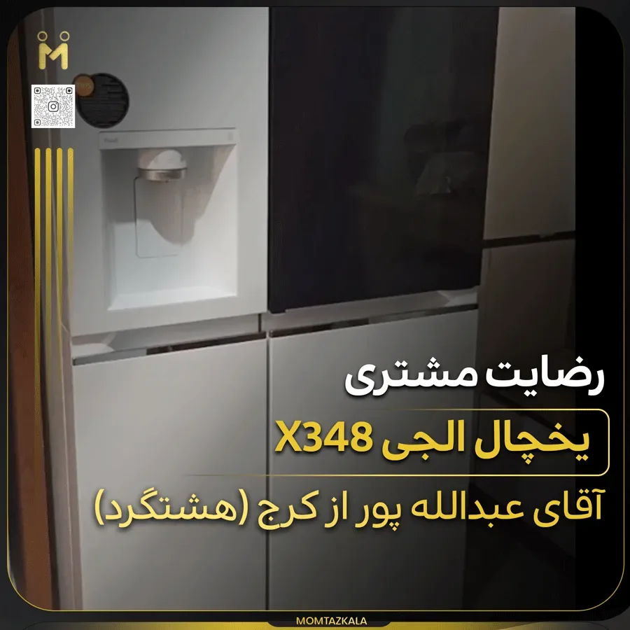 یخچال بالا پایین ال جی 689 نقره ای