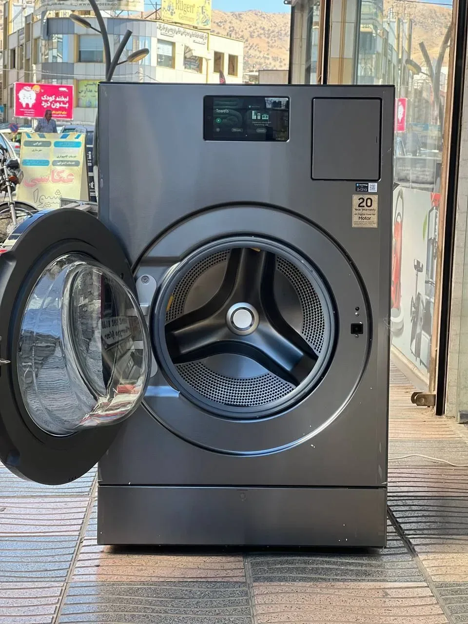 لباسشویی سامسونگ WD90 خاکسری