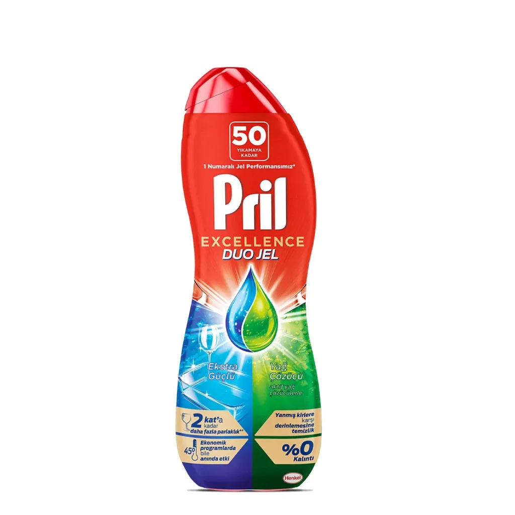 ژل ماشین ظرفشویی پریل مدل EXCELLENCE DUO JEL